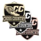 2 1/2" Cross Country Shield Series Award Medal