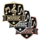 2 1/2" Music Shield Series Award Medal