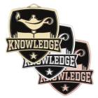 2 1/2" Knowledge Shield Series Award Medal