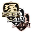 2 1/2" Honor Roll Shield Series Award Medal