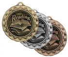 2 5/16" Spinner Series Reading Award Medal