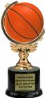 7" Spinning Soft - Basketball Trophy Kit with Pedestal Base