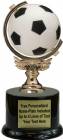 7" Spinning Soft - Soccer Ball Trophy Kit with Pedestal Base