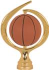 6" Color Soft Swirl Basketball Spinner Plastic Figure