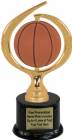 8" Spinning Soft - Basketball Trophy Kit with Pedestal Base