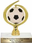 6 3/4" Spinning Soft - Soccer Trophy Kit