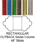 Rectangular Outback Trophy Column Full 45" stick