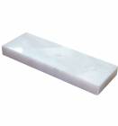 White Marble Trophy Base 7 1/2" x 3" 3 Hole