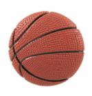 2" Color Self-Adhesive Basketball Plastic Relief Insert