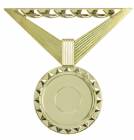 5" x 5" Ribbon Plaque Mount with 2" Insert Holder