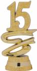 2" -  "15" Year Date Trophy Trim Piece