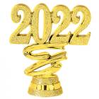 2" "2022" Year Date Ribbon Trim Piece