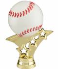 2 3/4" Color Baseball 3-Star Trophy Trim Piece