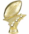 2 3/4" Gold Football 3-Star Trim