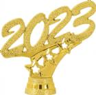 2 1/4" Gold "2023" 3-Star Year Date Trophy Trim Piece
