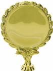 3 1/4" Wreath 2" Insert Holder Figure Gold