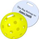 Custom 4" Round Double Sided FRP Bag Tag