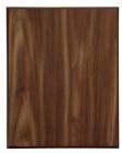 13" x 20" 45 Degree Bevel Edge Walnut Finish Plaque Blank