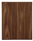 16" x 20" 45 Degree Bevel Edge Walnut Finish Plaque Blank