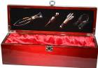 Rosewood Piano Finish Single Wine Box with Tools  Gift Set