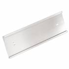 2" x 8" Silver Aluminum Wall Sign Bracket