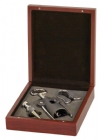 Rosewood Finish 3-Piece Wine Tool Gift Set