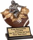 5 1/4" Male Football Explosion Trophy Hand Painted Resin