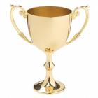 11" Gold Bellissimo Series Metal Cup