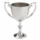 11" Silver Bellissimo Series Metal Cup